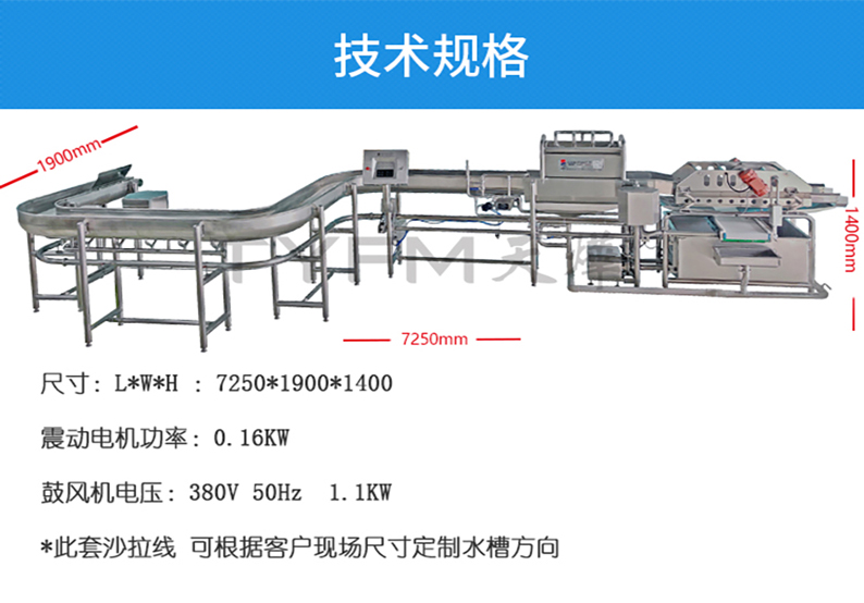 四海商务网-TW-705 蔬菜沙拉线